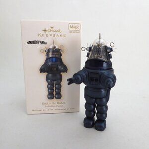 NEW 2009 HALLMARK FORBIDDEN PLANET ROBBY ROBOT MAGIC CHRISTMAS ORNAMENT